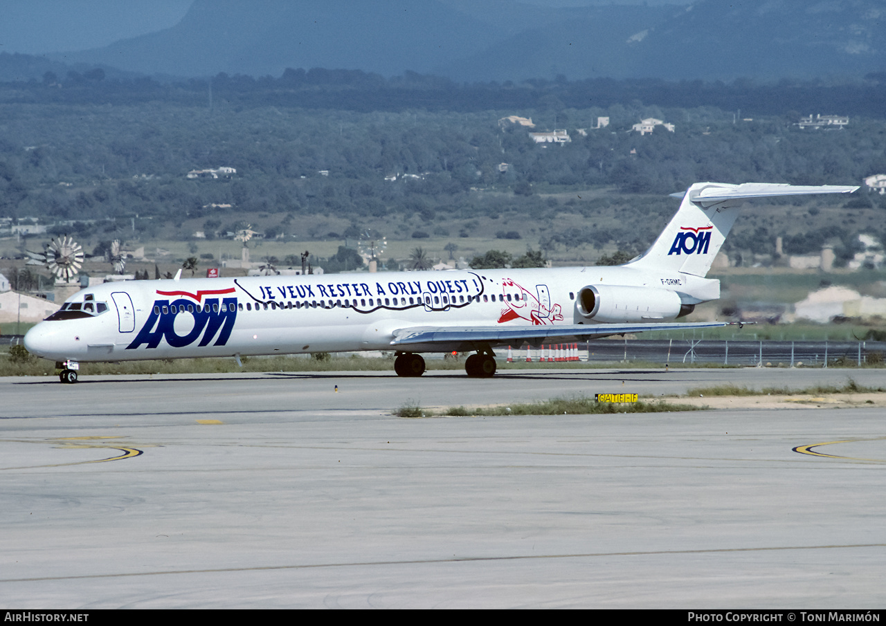 Aircraft Photo of F-GRMC | McDonnell Douglas MD-83 (DC-9-83) | AOM French Airlines | AirHistory.net #104375