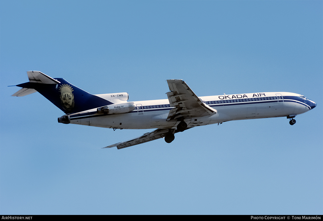 Aircraft Photo of 5N-CMB | Boeing 727-230/Adv | Okada Air | AirHistory.net #104381