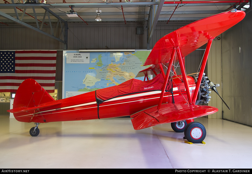 Aircraft Photo of N61445 | Stearman N2S-2/R985 Kaydet (B75) | AirHistory.net #104397