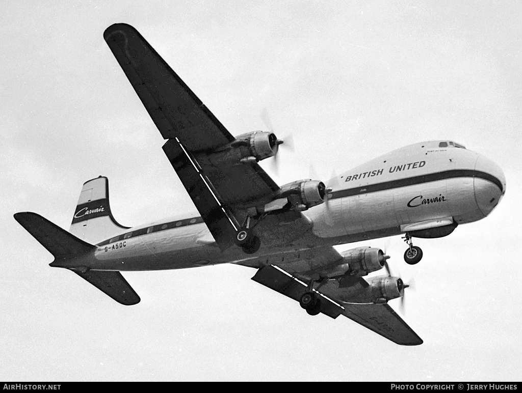 Aircraft Photo of G-ASDC | Aviation Traders ATL-98 Carvair | British United Air Ferries | AirHistory.net #104411