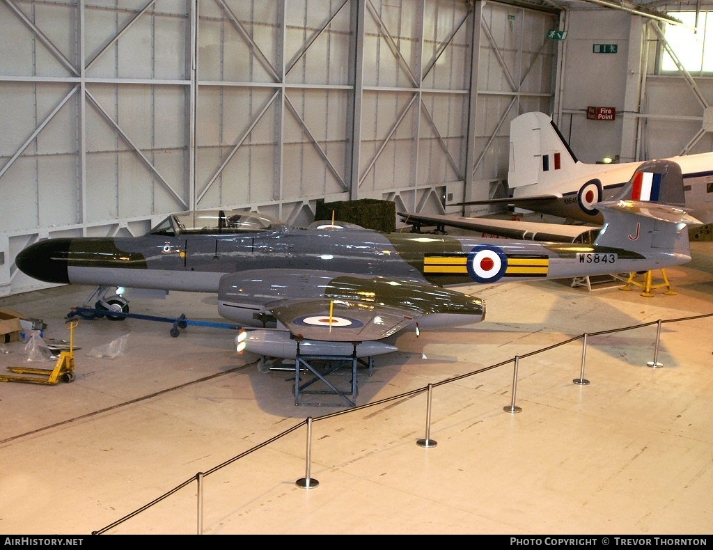 Aircraft Photo of WS843 | Gloster Meteor NF14 | UK - Air Force | AirHistory.net #104431