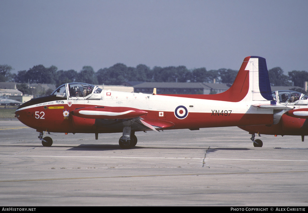 Aircraft Photo of XN497 | Hunting P.84 Jet Provost T3A | UK - Air Force | AirHistory.net #104488