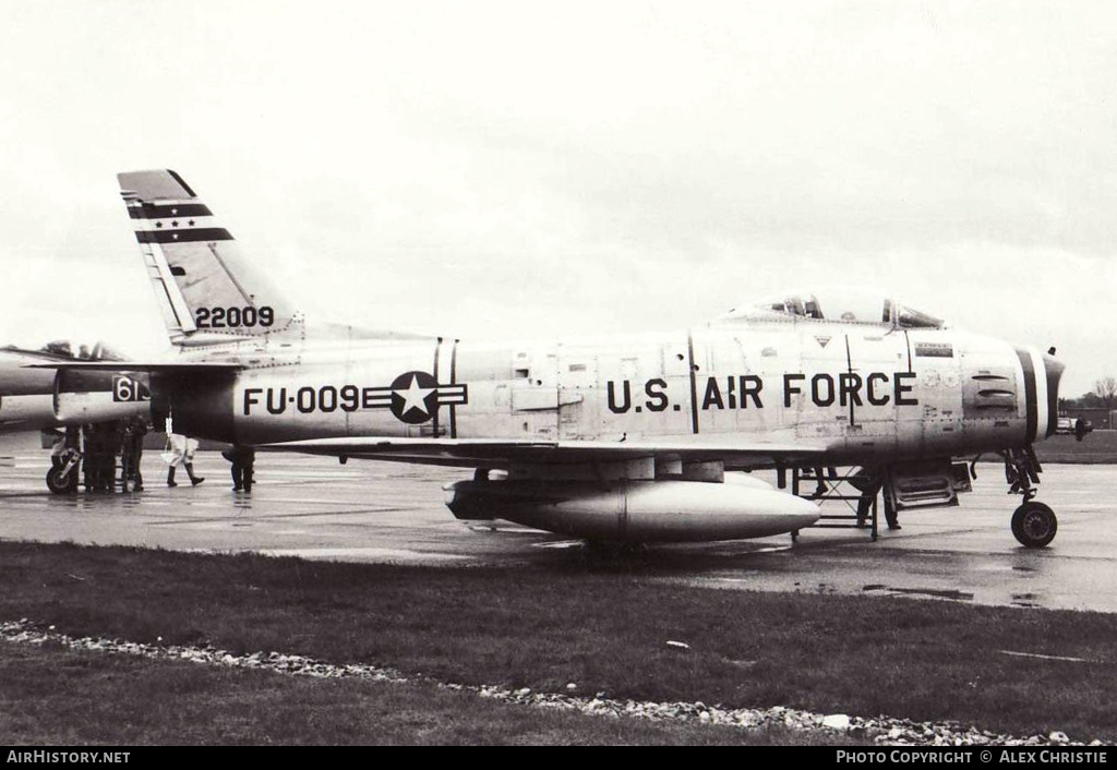 Aircraft Photo of 52-2009 / 22009 | North American F-86H Sabre | USA - Air Force | AirHistory.net #104541