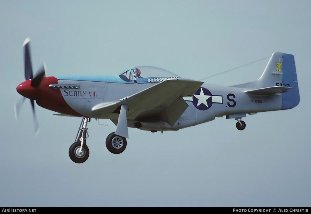 Aircraft Photo of N1051S / 511371 | North American P-51D Mustang | USA - Air Force | AirHistory.net #104549