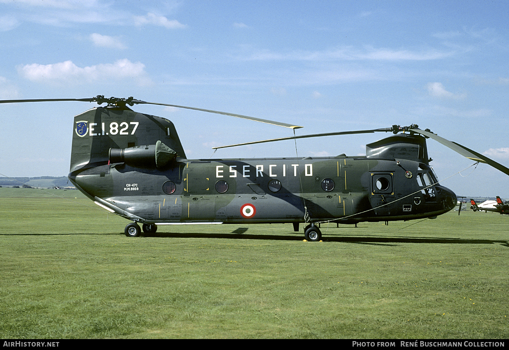 Aircraft Photo of MM81169 | Boeing Vertol CH-47C Chinook | Italy - Army | AirHistory.net #104568