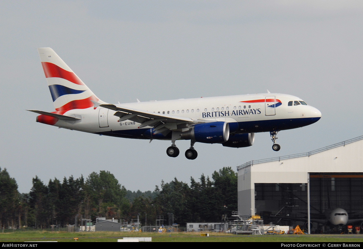 Aircraft Photo of G-EUNB | Airbus A318-112 | British Airways | AirHistory.net #104572