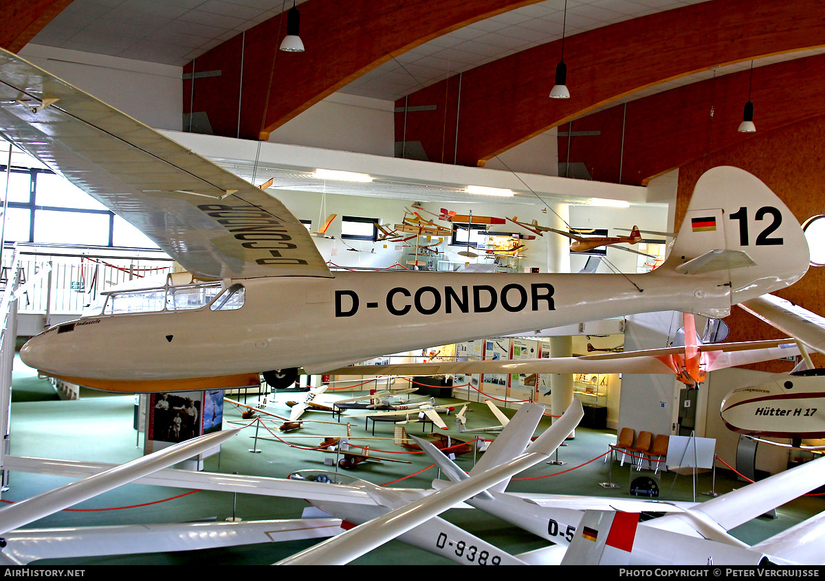 Aircraft Photo of D-CONDOR | Schleicher Condor IV-3 | Schweinfurter Industrie | AirHistory.net #104575