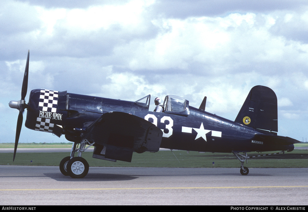 Aircraft Photo of N33693 / NX33693 | Vought F4U-7 Corsair | USA - Navy | AirHistory.net #104596