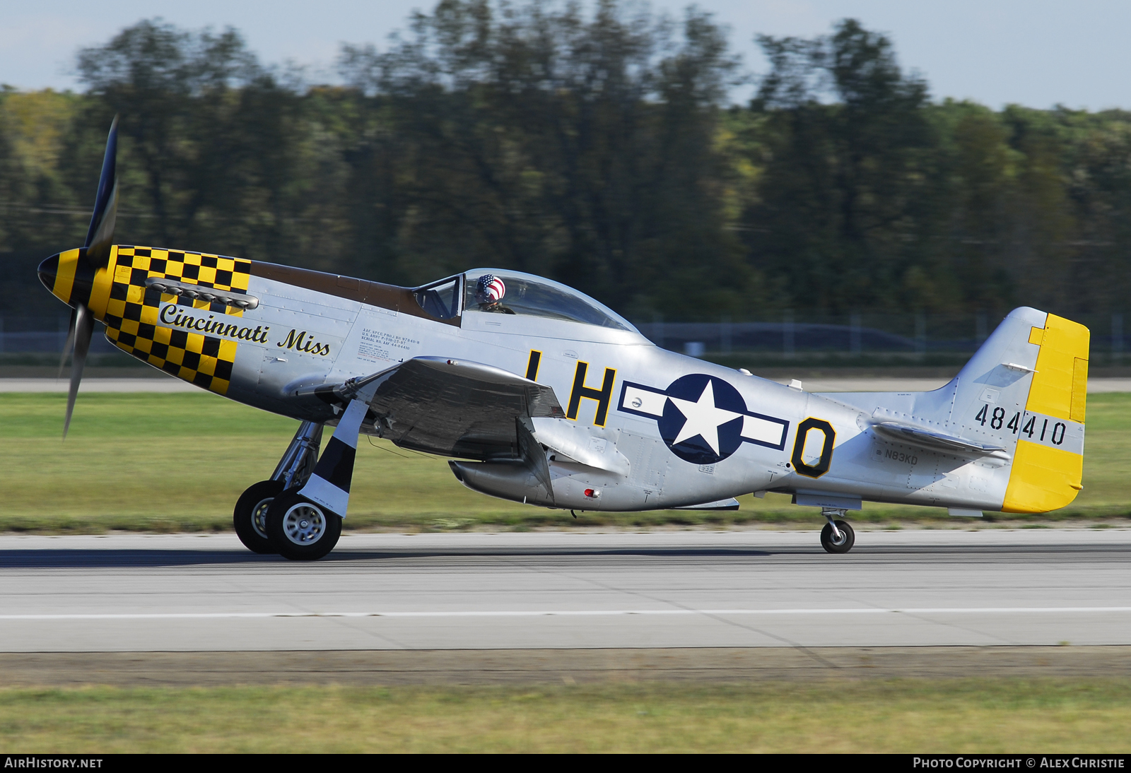 Aircraft Photo of N83KD / 484410 | North American P-51D Mustang | USA - Air Force | AirHistory.net #104638