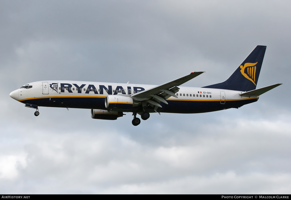 Aircraft Photo of EI-DCI | Boeing 737-8AS | Ryanair | AirHistory.net #104645