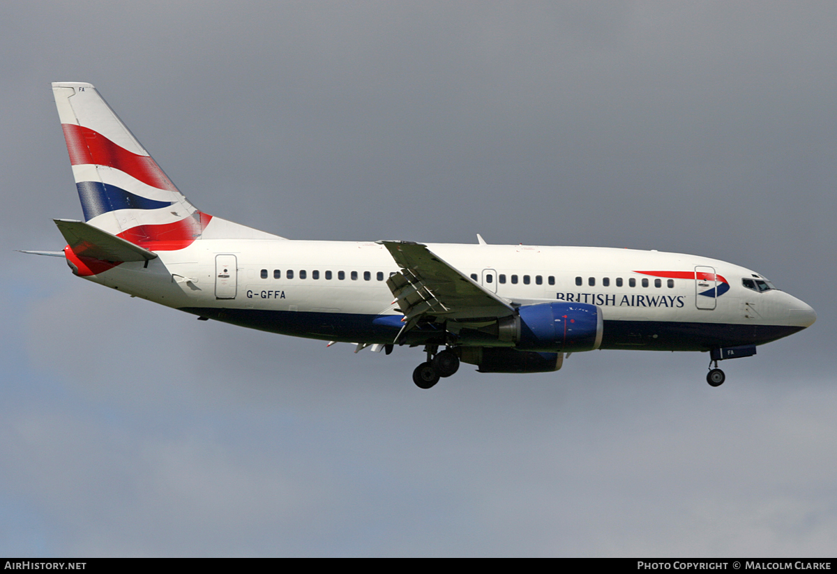 Aircraft Photo of G-GFFA | Boeing 737-59D | British Airways | AirHistory.net #104653