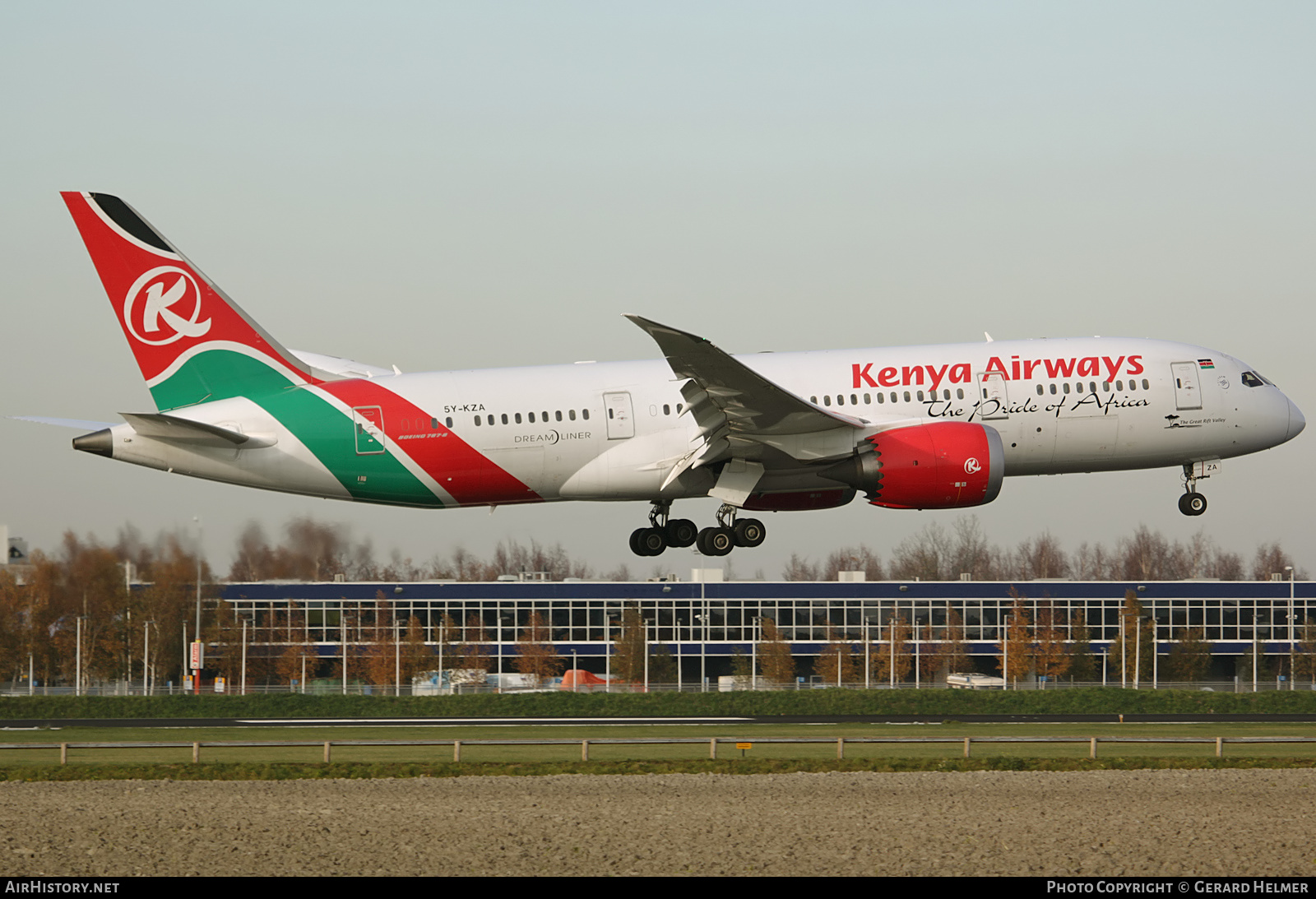 Aircraft Photo of 5Y-KZA | Boeing 787-8 Dreamliner | Kenya Airways | AirHistory.net #104655