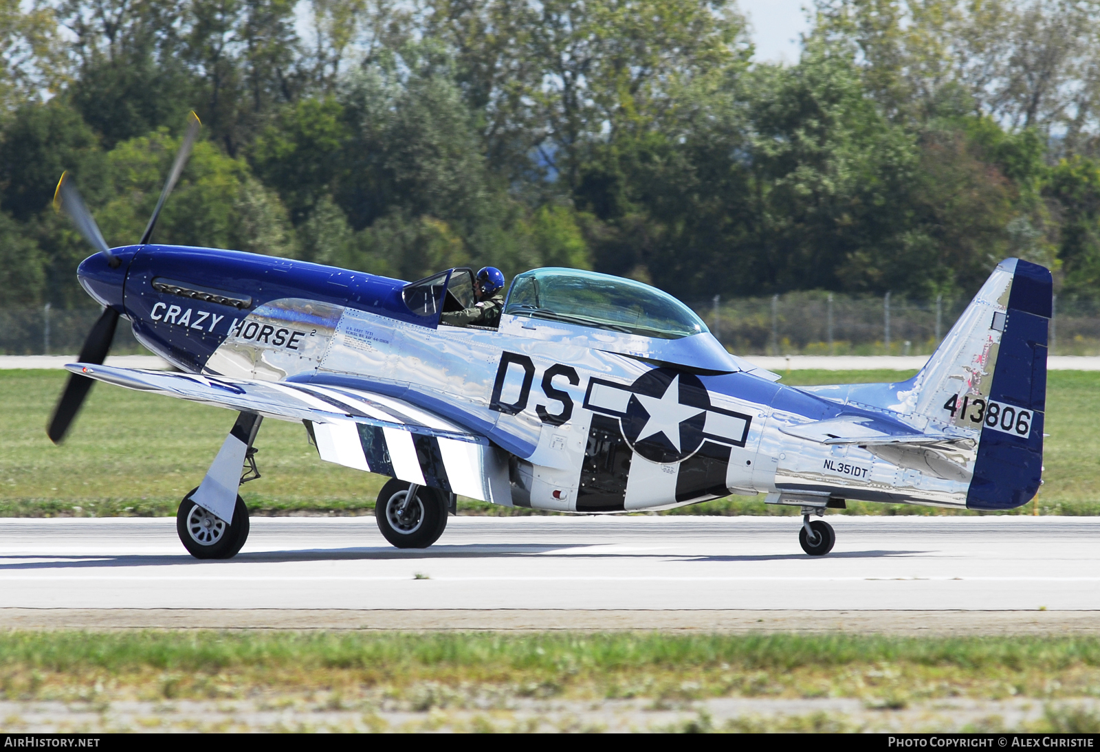 Aircraft Photo of N351DT / NL351DT / 413806 | North American TP-51D Mustang | USA - Air Force | AirHistory.net #104659