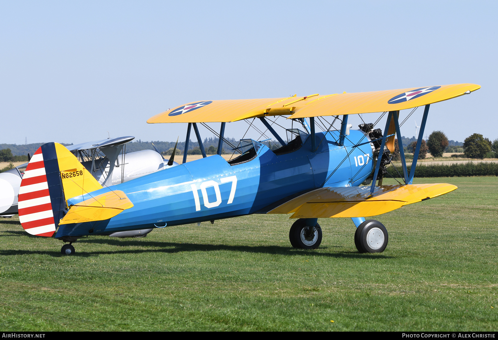 Aircraft Photo of N62658 | Boeing PT-17 Kaydet (A75N1) | USA - Army | AirHistory.net #104668