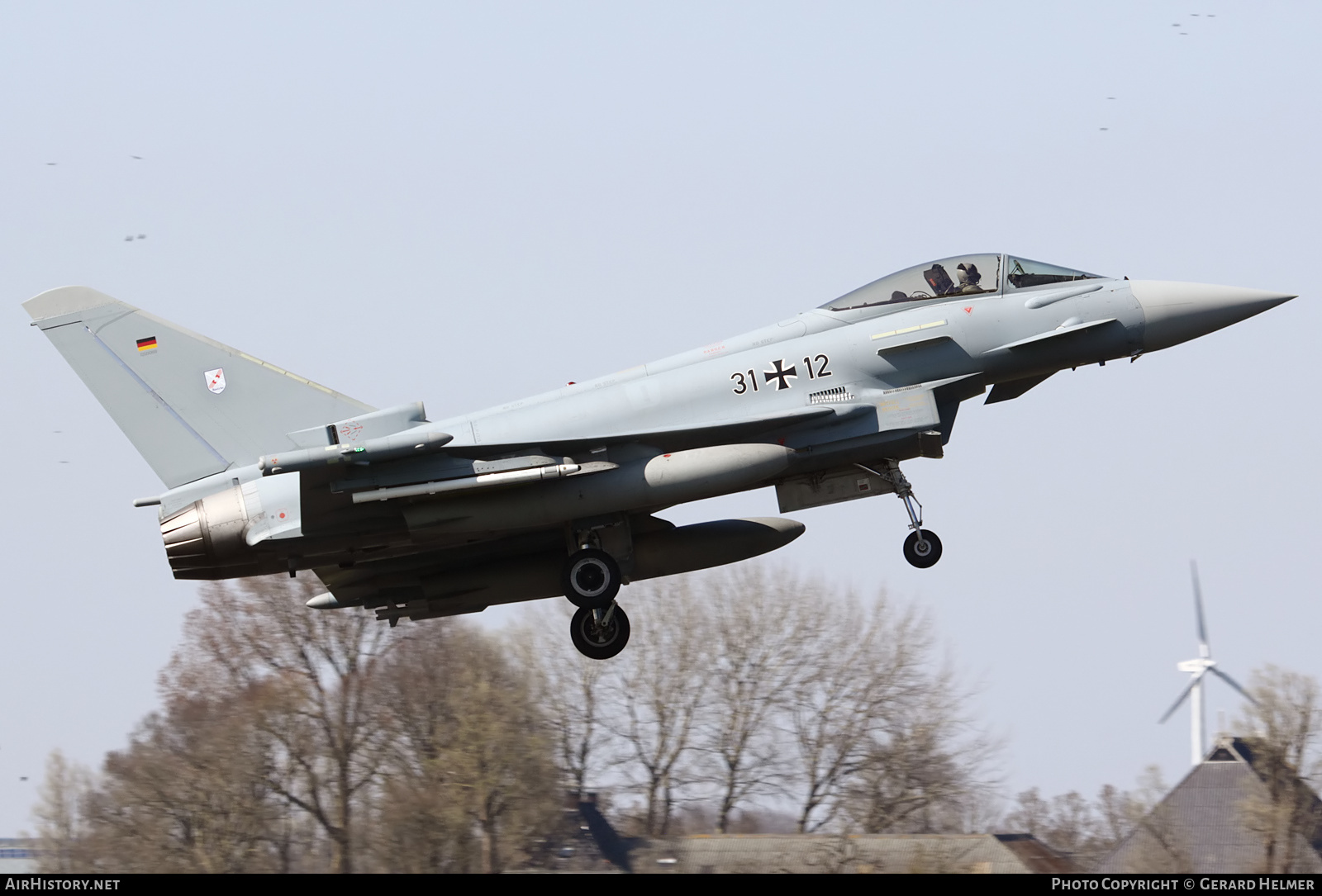 Aircraft Photo of 3112 | Eurofighter EF-2000 Typhoon S | Germany - Air Force | AirHistory.net #104682