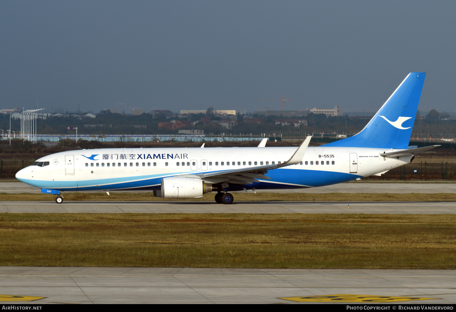 Aircraft Photo of B-5535 | Boeing 737-85C | Xiamen Airlines | AirHistory.net #104688