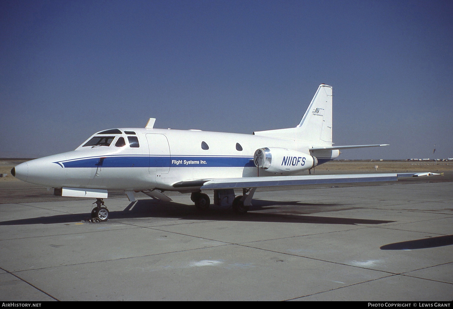 Aircraft Photo of N110FS | North American NA-282 Sabreliner 40 | Flight Systems Inc. | AirHistory.net #104732