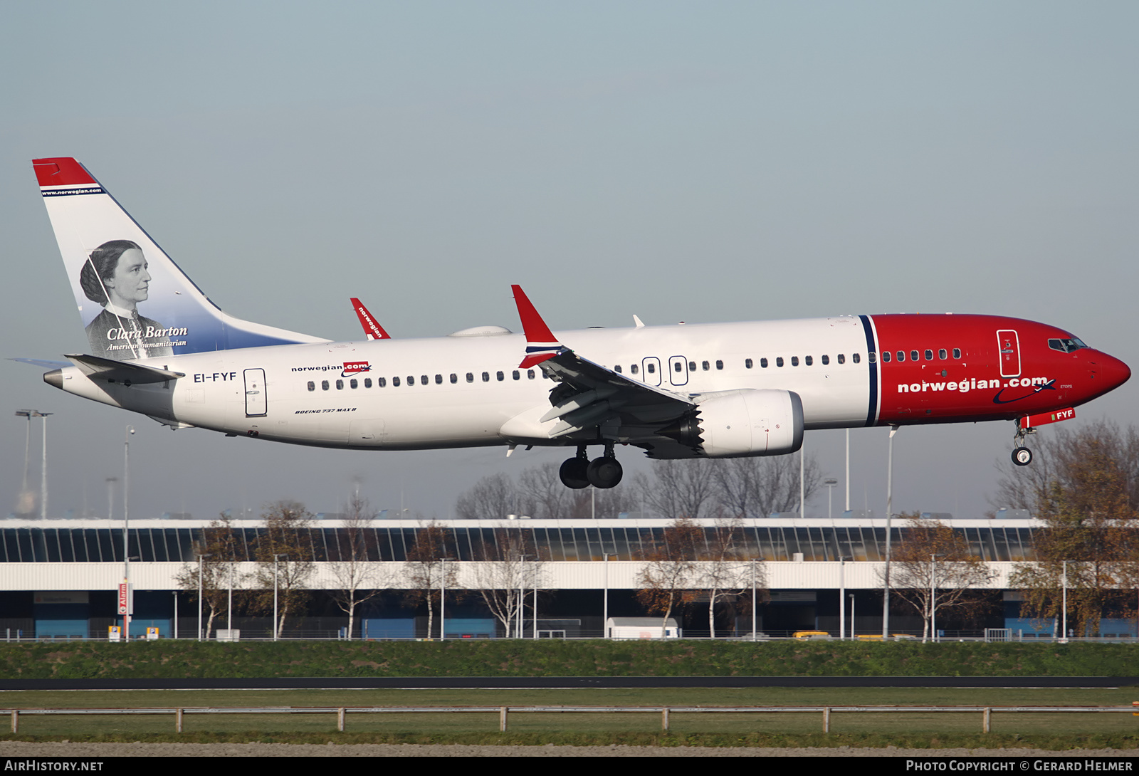 Aircraft Photo of EI-FYF | Boeing 737-8 Max 8 | Norwegian | AirHistory.net #104743