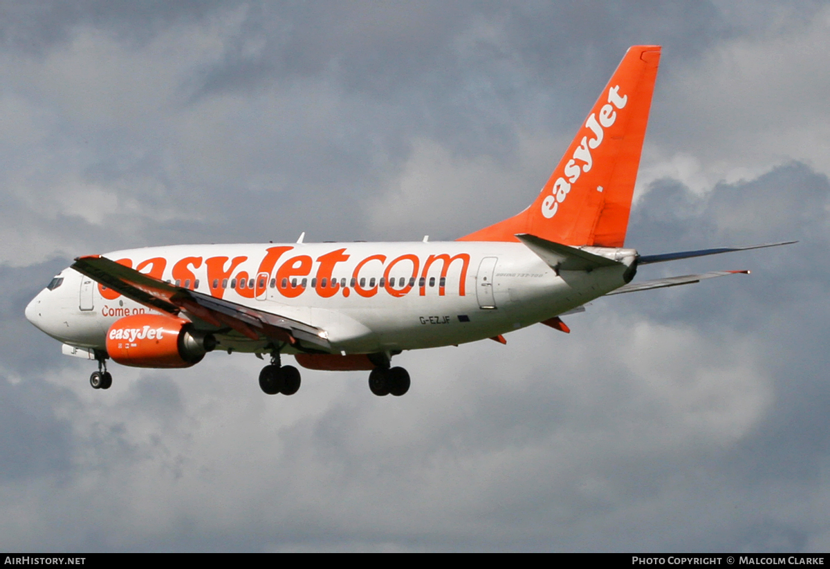 Aircraft Photo of G-EZJF | Boeing 737-73V | EasyJet | AirHistory.net #104776