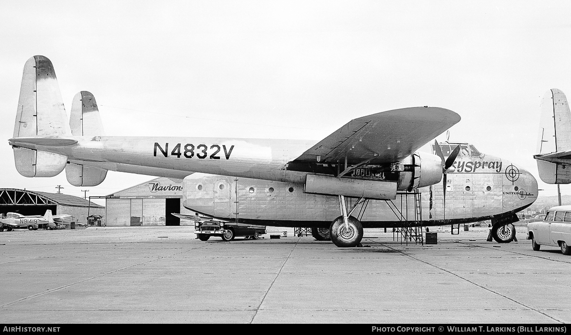 Aircraft Photo of N4832V | Fairchild C-82A Packet | SkySpray | AirHistory.net #104785