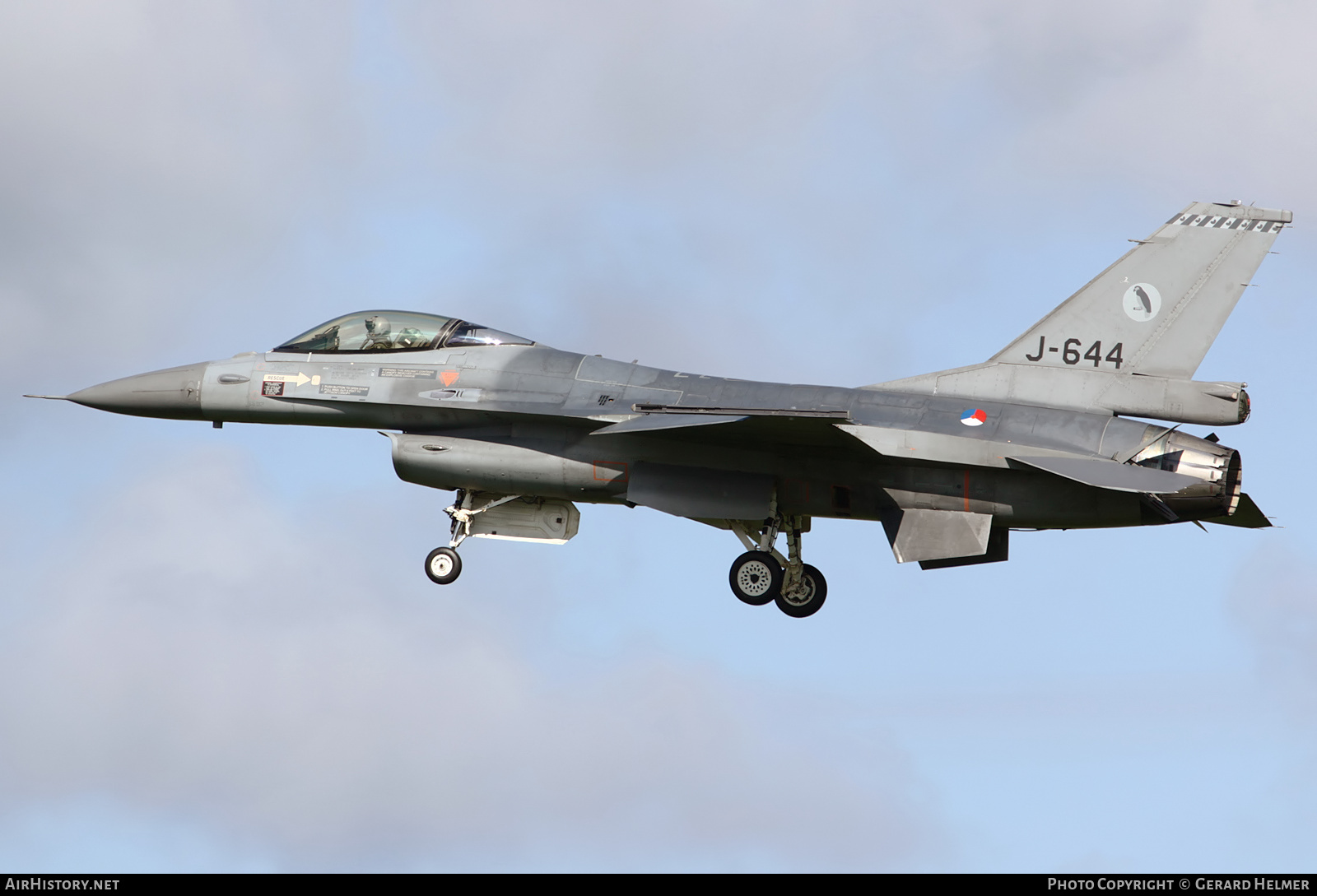 Aircraft Photo of J-644 | General Dynamics F-16AM Fighting Falcon | Netherlands - Air Force | AirHistory.net #104786