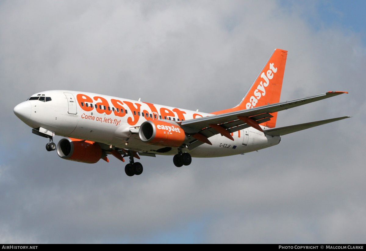 Aircraft Photo of G-EZJF | Boeing 737-73V | EasyJet | AirHistory.net #104789