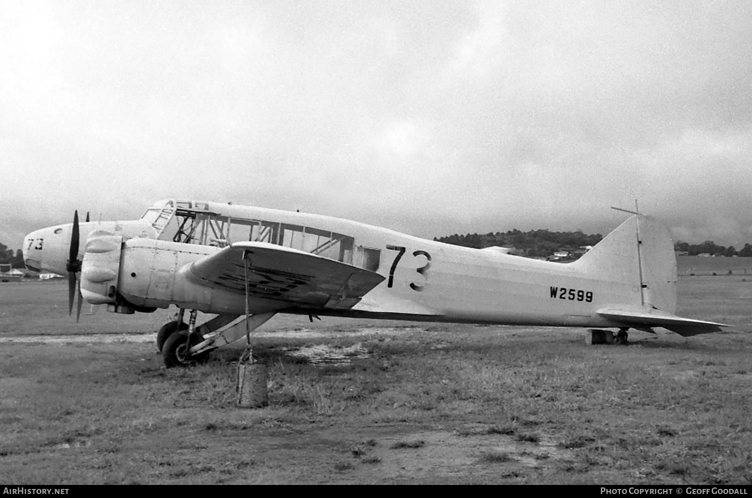 Aircraft Photo of W2599 | Avro 652A Anson I | AirHistory.net #104804