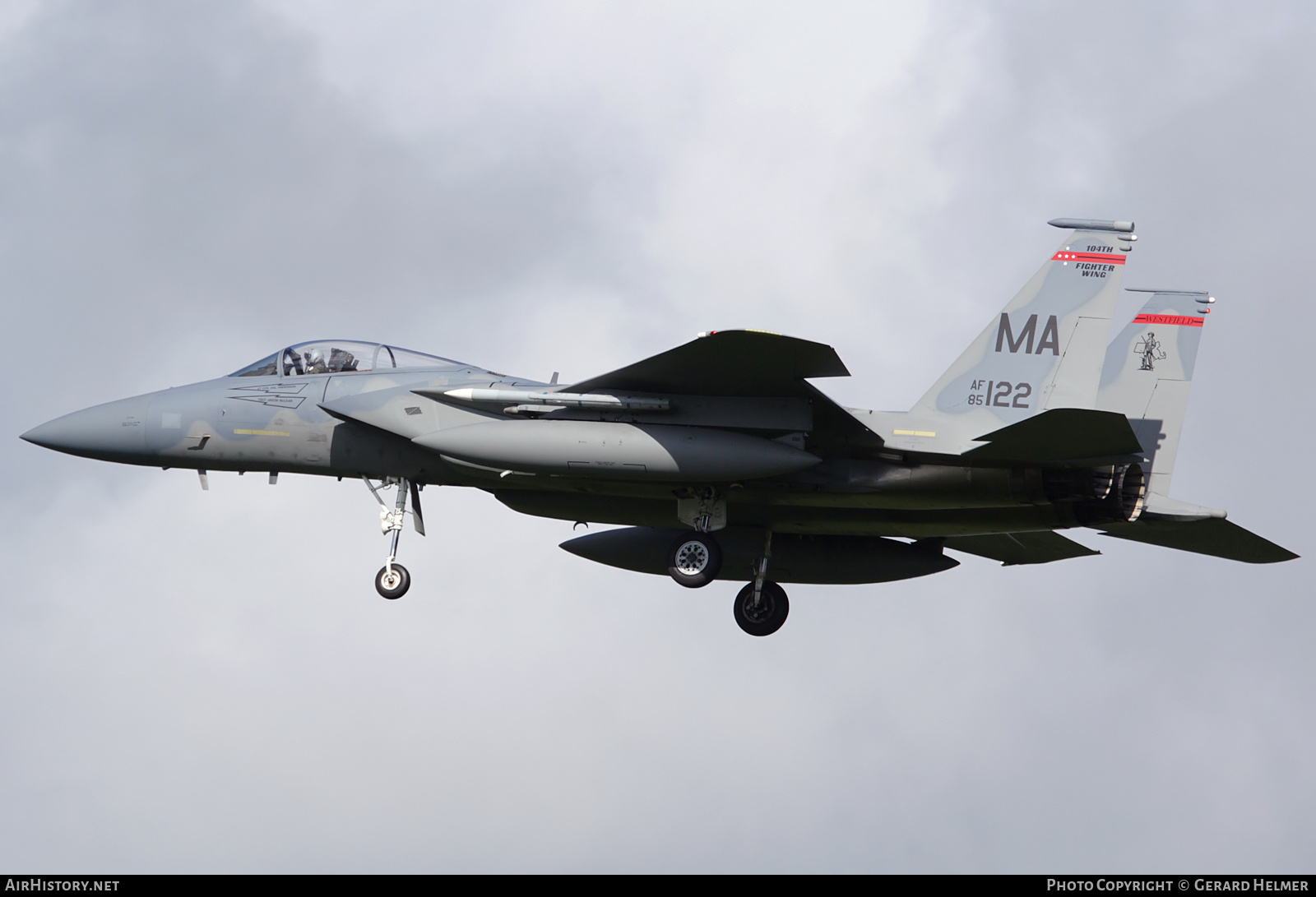 Aircraft Photo of 85-0122 / AF85-122 | McDonnell Douglas F-15C Eagle | USA - Air Force | AirHistory.net #104806