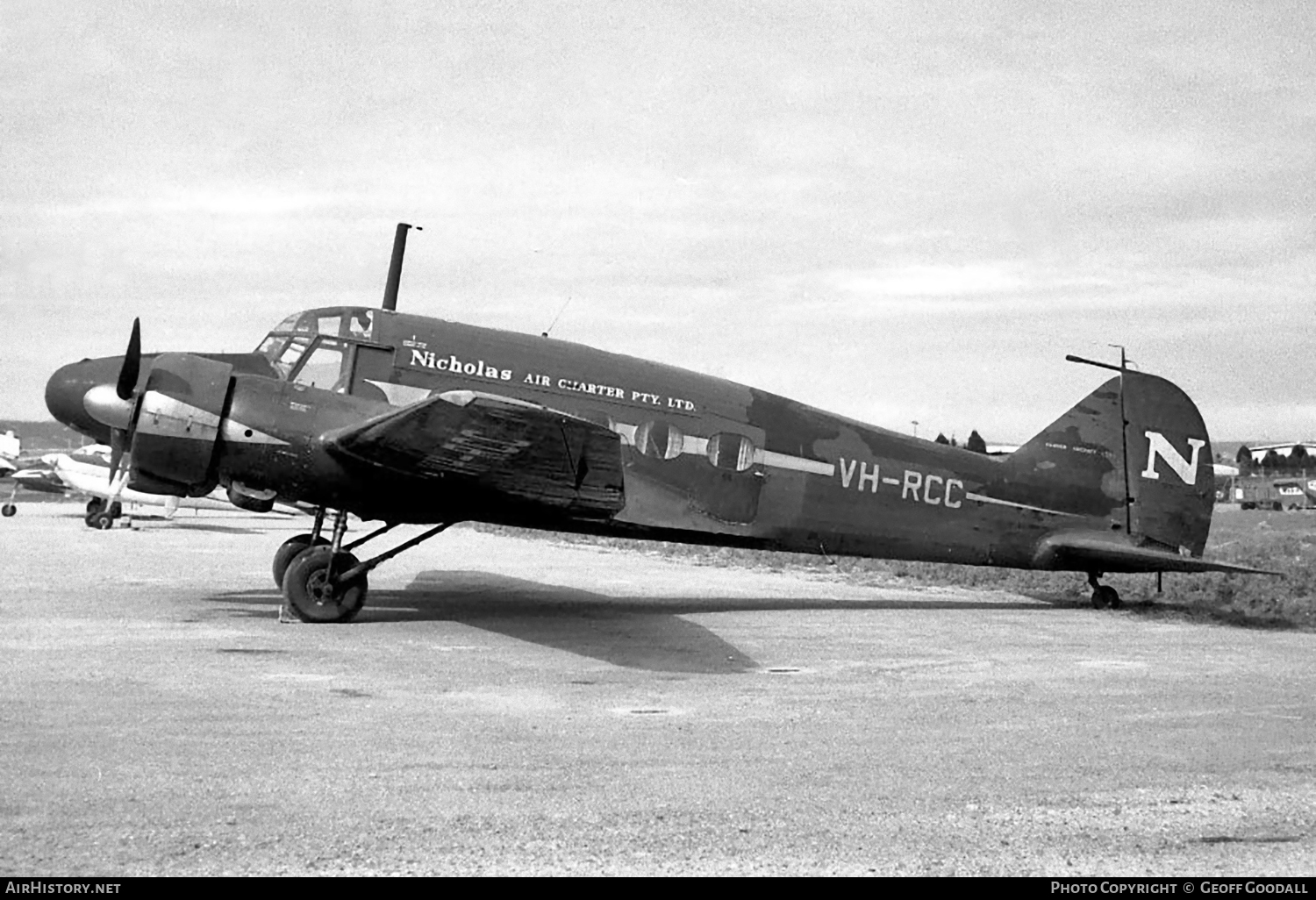 Aircraft Photo of VH-RCC | Avro 19 Srs.2 Anson | Nicholas Air Charter | AirHistory.net #104807