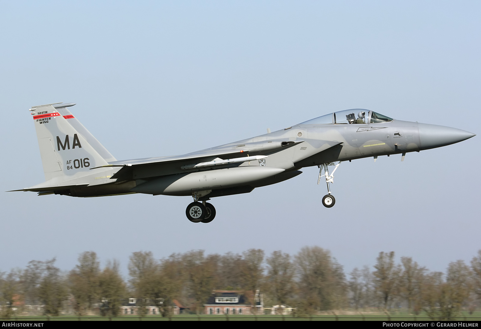 Aircraft Photo of 84-0016 / AF84-016 | McDonnell Douglas F-15C Eagle | USA - Air Force | AirHistory.net #104810