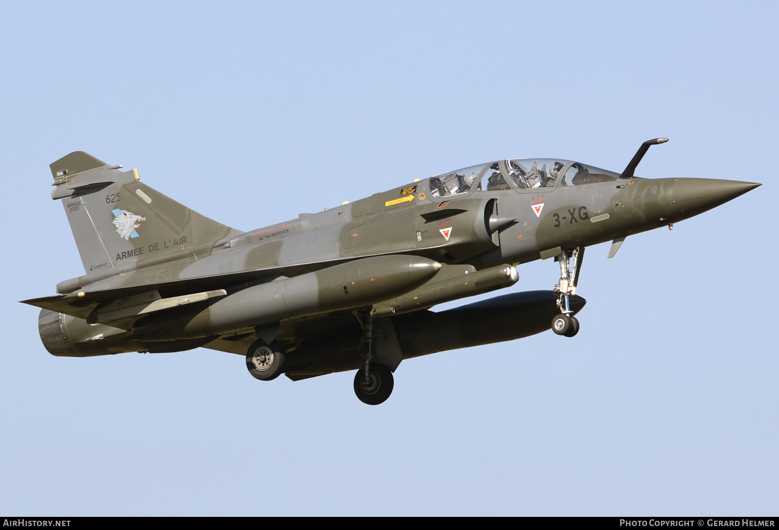 Aircraft Photo of 625 | Dassault Mirage 2000D | France - Air Force | AirHistory.net #104833