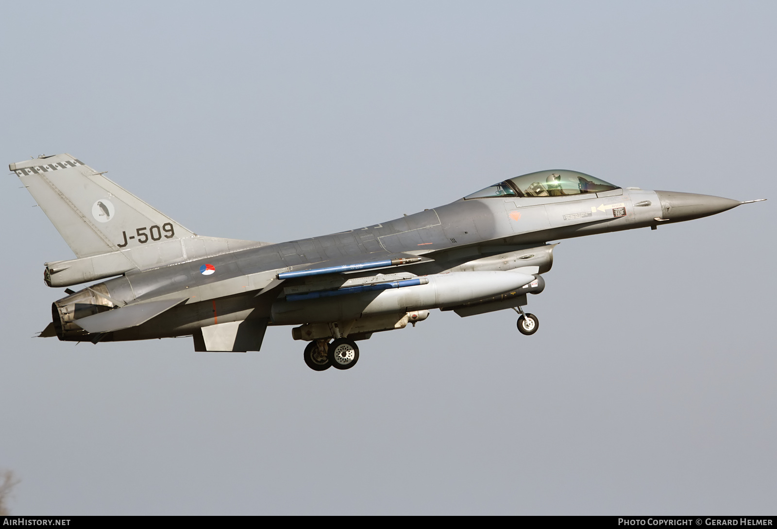 Aircraft Photo of J-509 | General Dynamics F-16AM Fighting Falcon | Netherlands - Air Force | AirHistory.net #104849