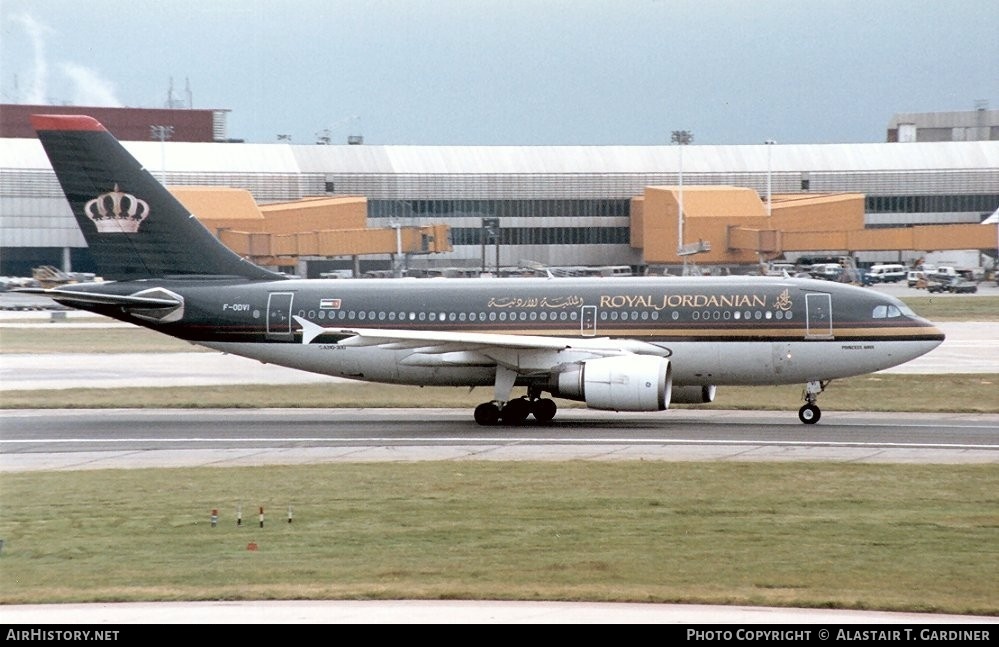 Aircraft Photo of F-ODVI | Airbus A310-304 | Royal Jordanian Airlines | AirHistory.net #104854