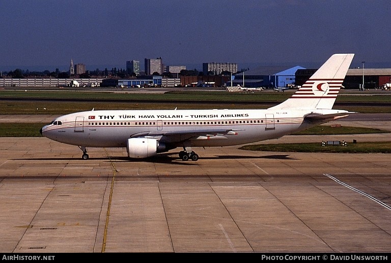Aircraft Photo of TC-JCR | Airbus A310-203 | THY Türk Hava Yolları - Turkish Airlines | AirHistory.net #104860