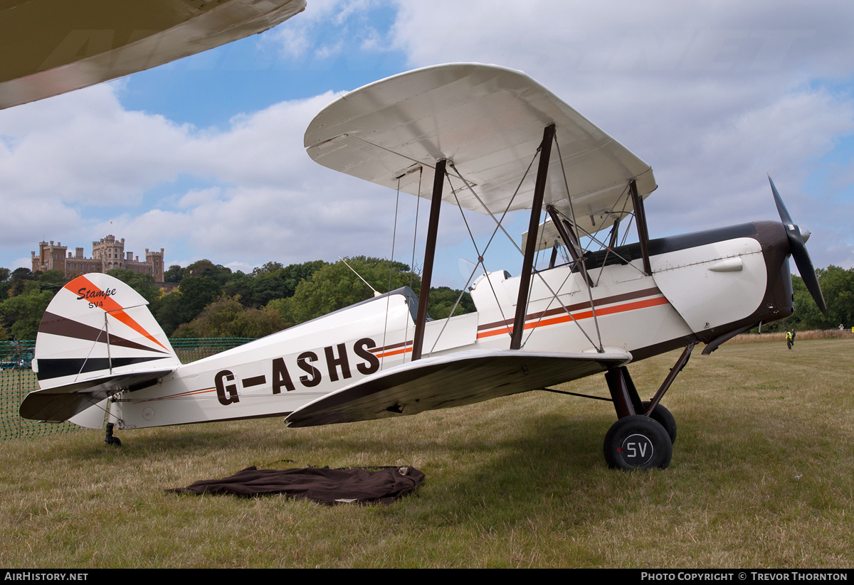 Aircraft Photo of G-ASHS | Stampe-Vertongen SV-4C | AirHistory.net #104863
