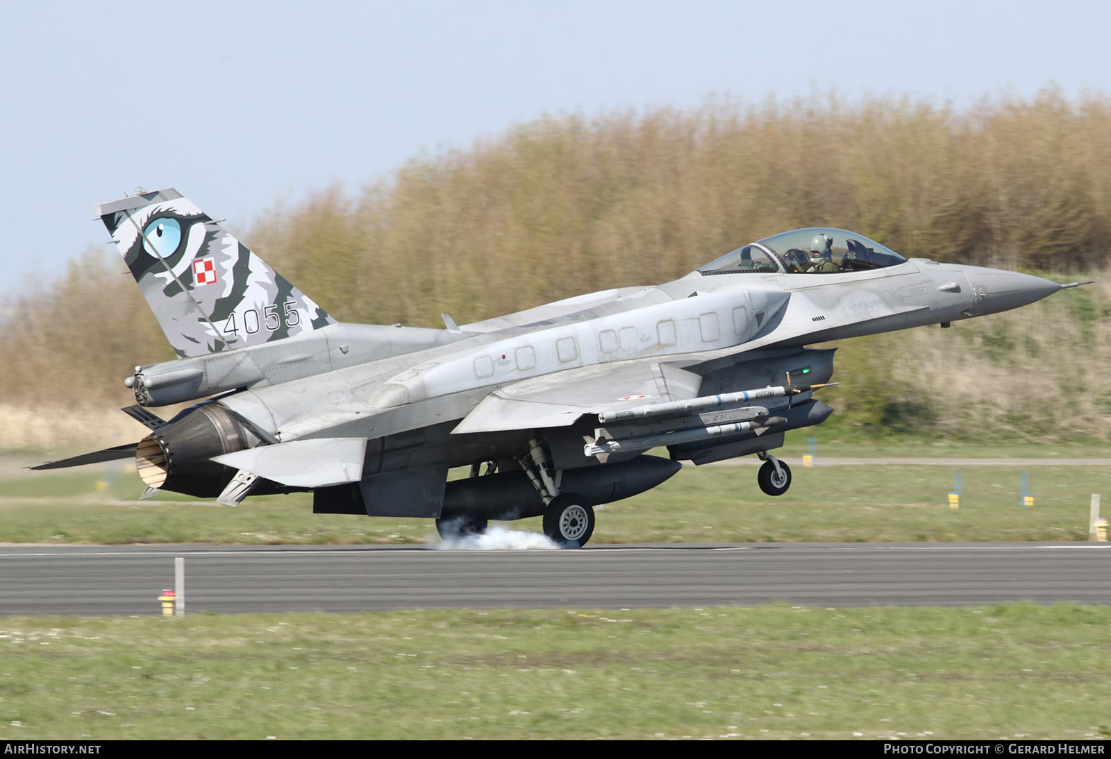 Aircraft Photo of 4055 | Lockheed Martin F-16CJ Fighting Falcon | Poland - Air Force | AirHistory.net #104872