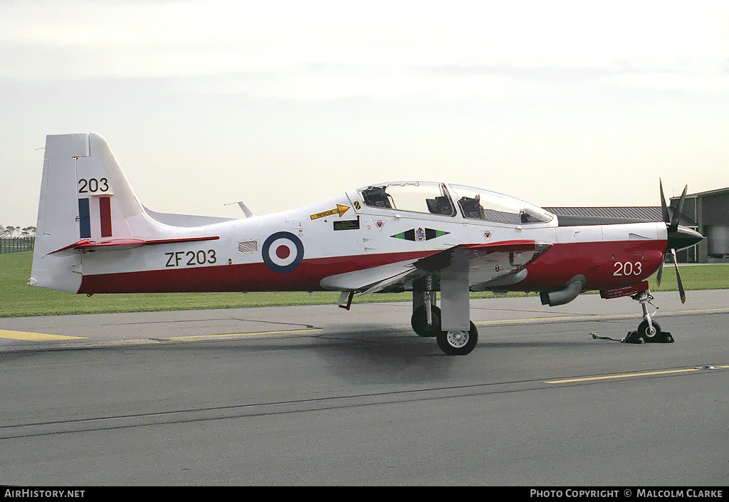 Aircraft Photo of ZF203 | Short S-312 Tucano T1 | UK - Air Force | AirHistory.net #104902