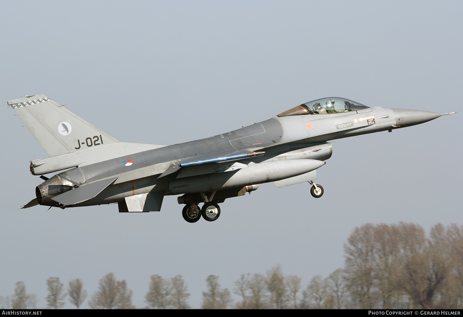 Aircraft Photo of J-021 | General Dynamics F-16A Fighting Falcon | Netherlands - Air Force | AirHistory.net #104904