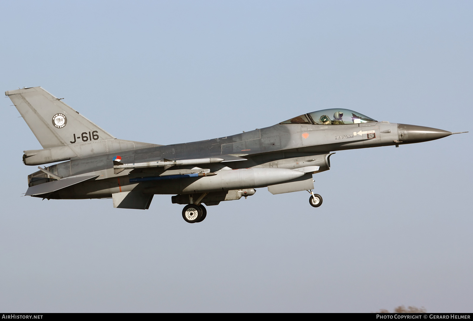 Aircraft Photo of J-616 | General Dynamics F-16A Fighting Falcon | Netherlands - Air Force | AirHistory.net #104914