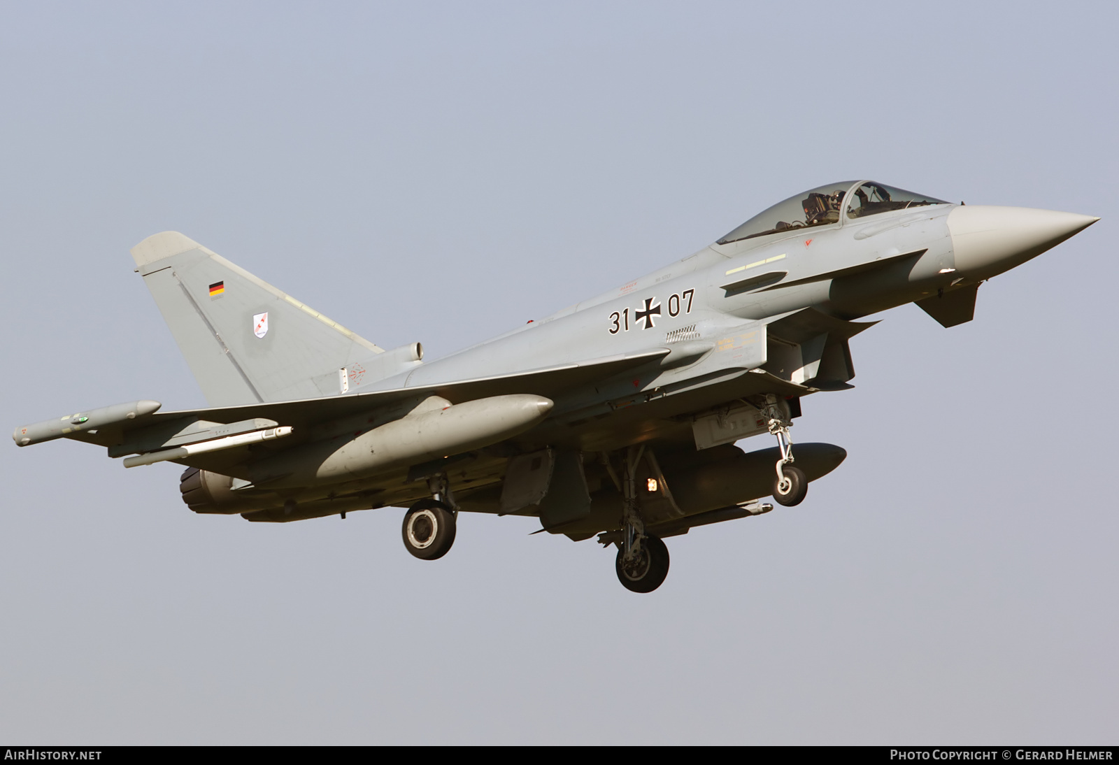 Aircraft Photo of 3107 | Eurofighter EF-2000 Typhoon S | Germany - Air Force | AirHistory.net #104916