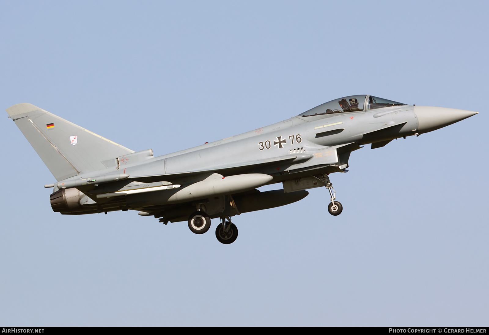 Aircraft Photo of 3076 | Eurofighter EF-2000 Typhoon S | Germany - Air Force | AirHistory.net #104933
