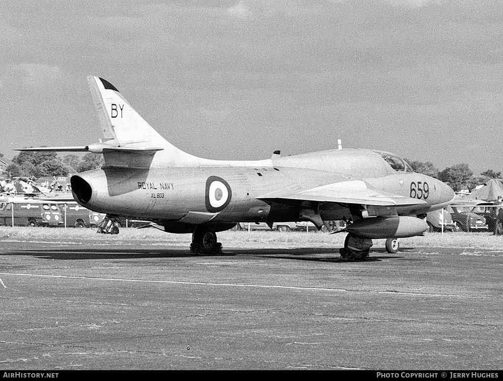 Aircraft Photo of XL603 | Hawker Hunter T8 | UK - Navy | AirHistory.net #104987