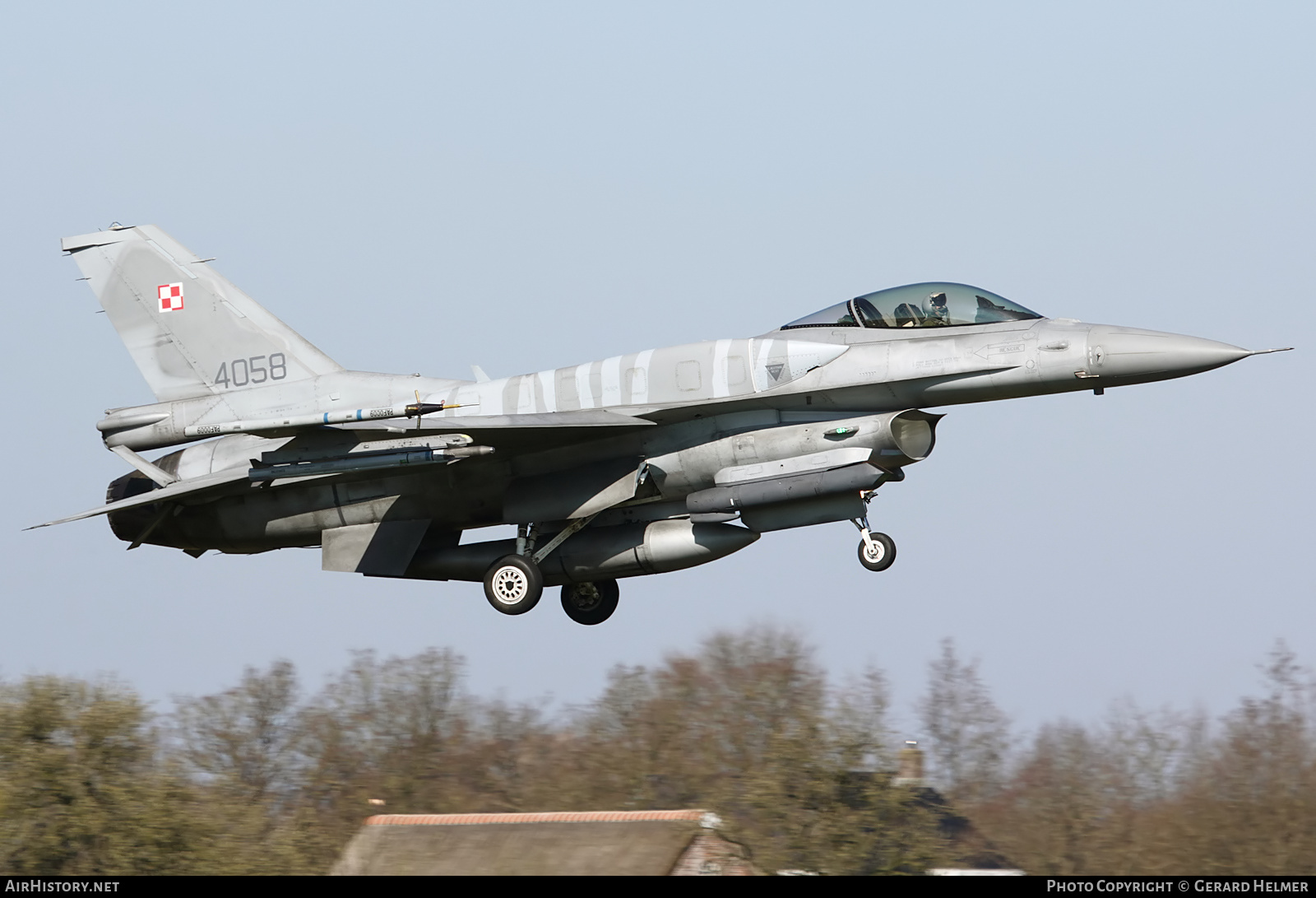 Aircraft Photo of 4058 | General Dynamics F-16C Fighting Falcon | Poland - Air Force | AirHistory.net #104988