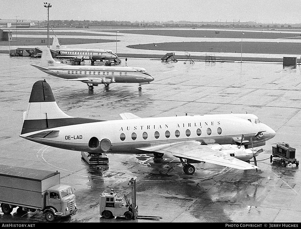Aircraft Photo of OE-LAD | Vickers 779D Viscount | Austrian Airlines | AirHistory.net #104997