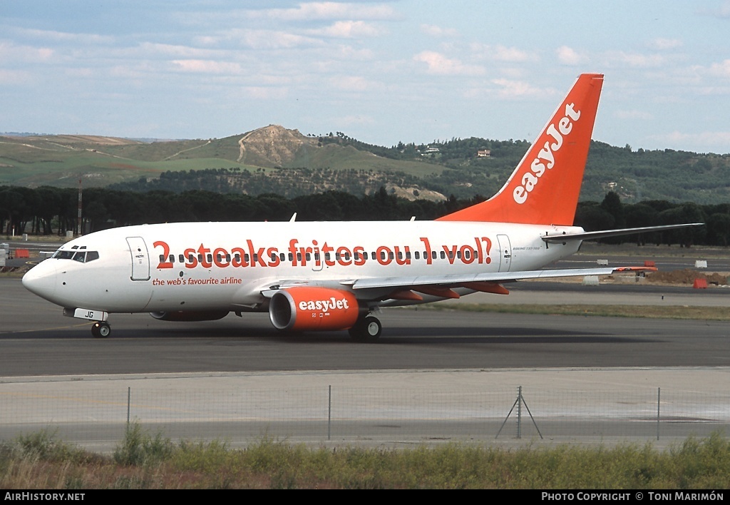 Aircraft Photo of G-EZJG | Boeing 737-73V | EasyJet | AirHistory.net #105006