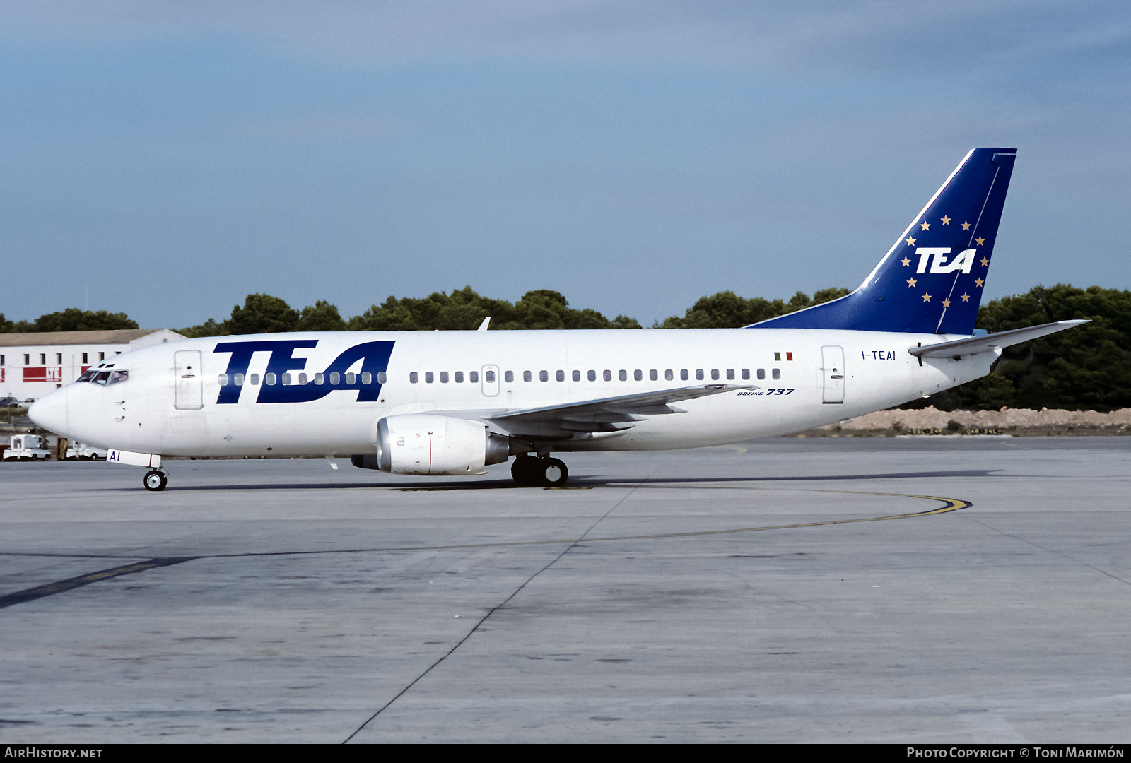 Aircraft Photo of I-TEAI | Boeing 737-3M8 | TEA - Trans European Airways | AirHistory.net #105009