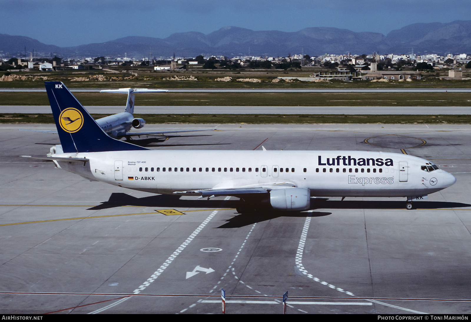 Aircraft Photo of D-ABKK | Boeing 737-430 | Lufthansa Express | AirHistory.net #105010