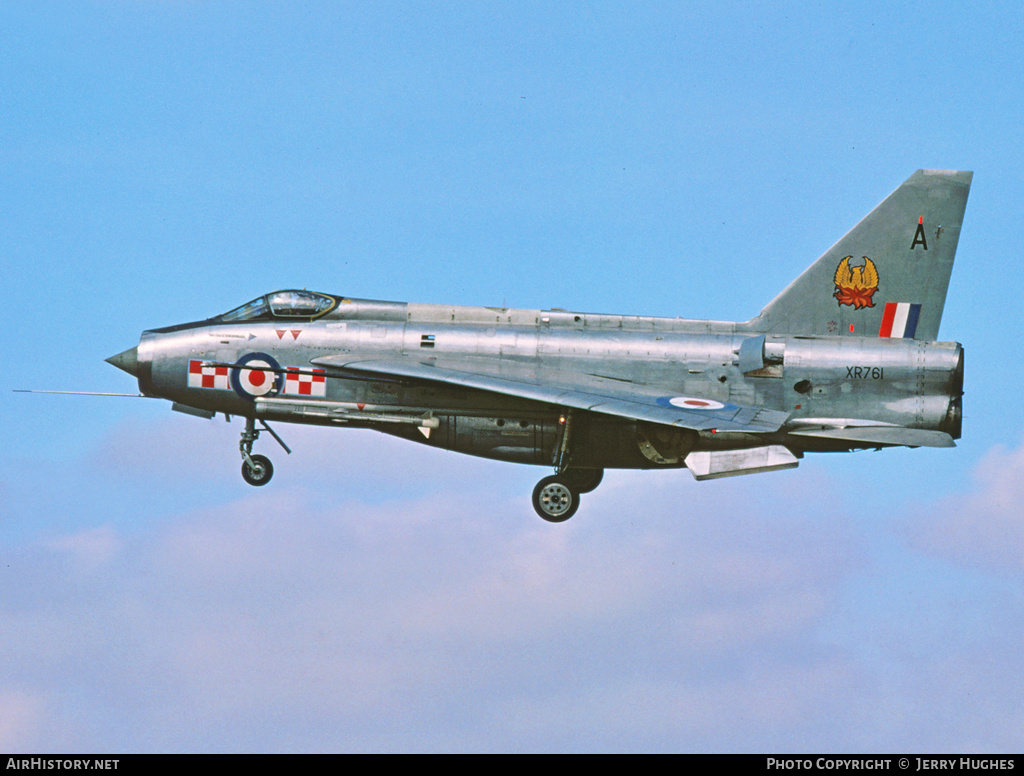 Aircraft Photo of XR761 | English Electric Lightning F6 | UK - Air Force | AirHistory.net #105035