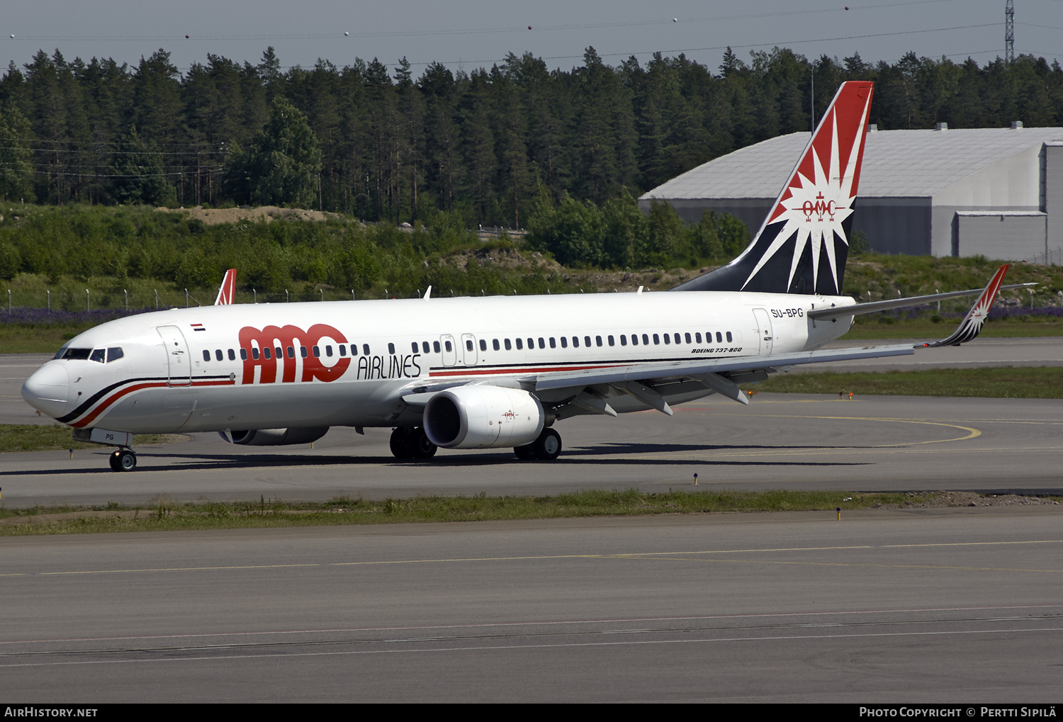 Aircraft Photo of SU-BPG | Boeing 737-86N | AMC Airlines | AirHistory.net #105038