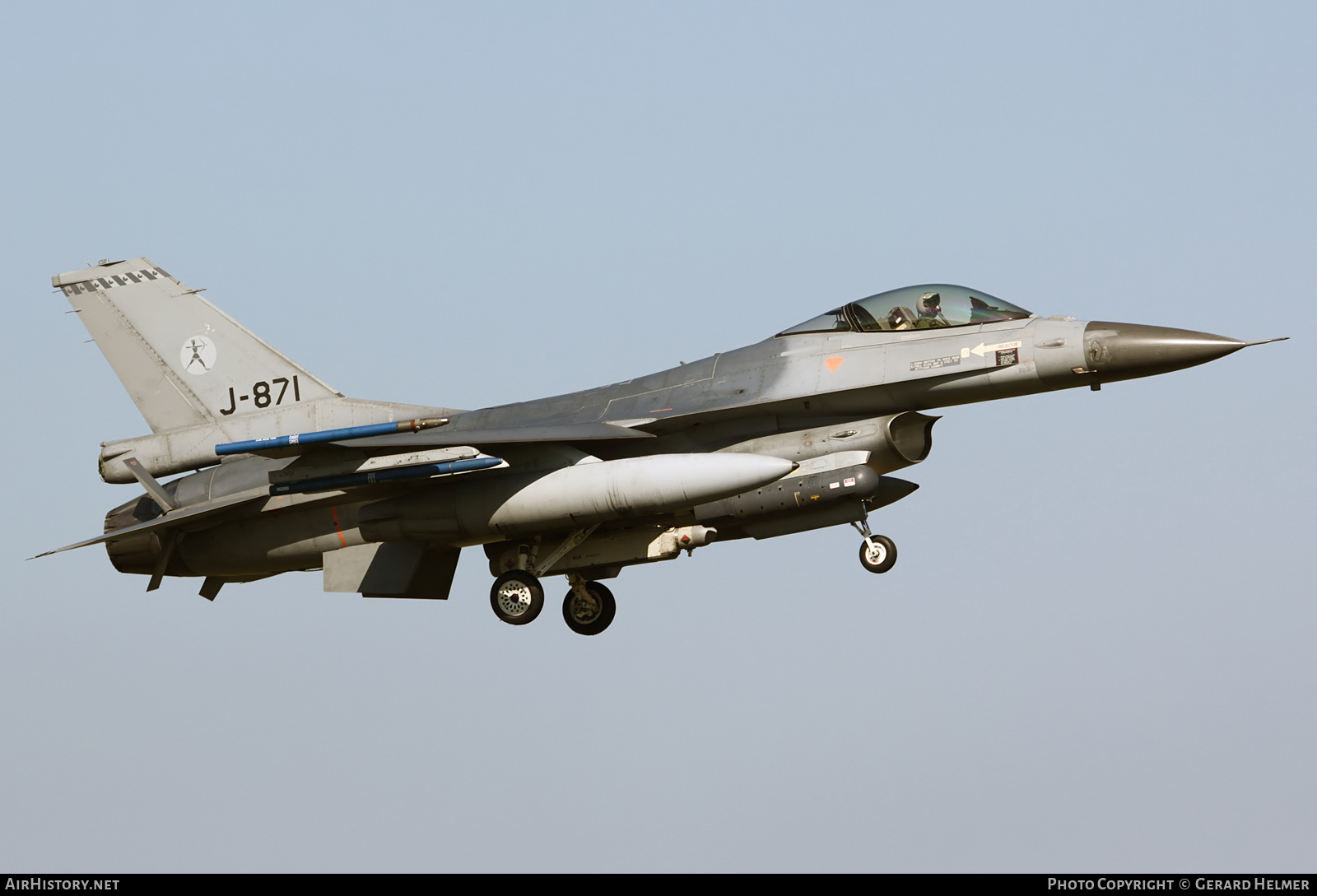 Aircraft Photo of J-871 | General Dynamics F-16AM Fighting Falcon | Netherlands - Air Force | AirHistory.net #105042